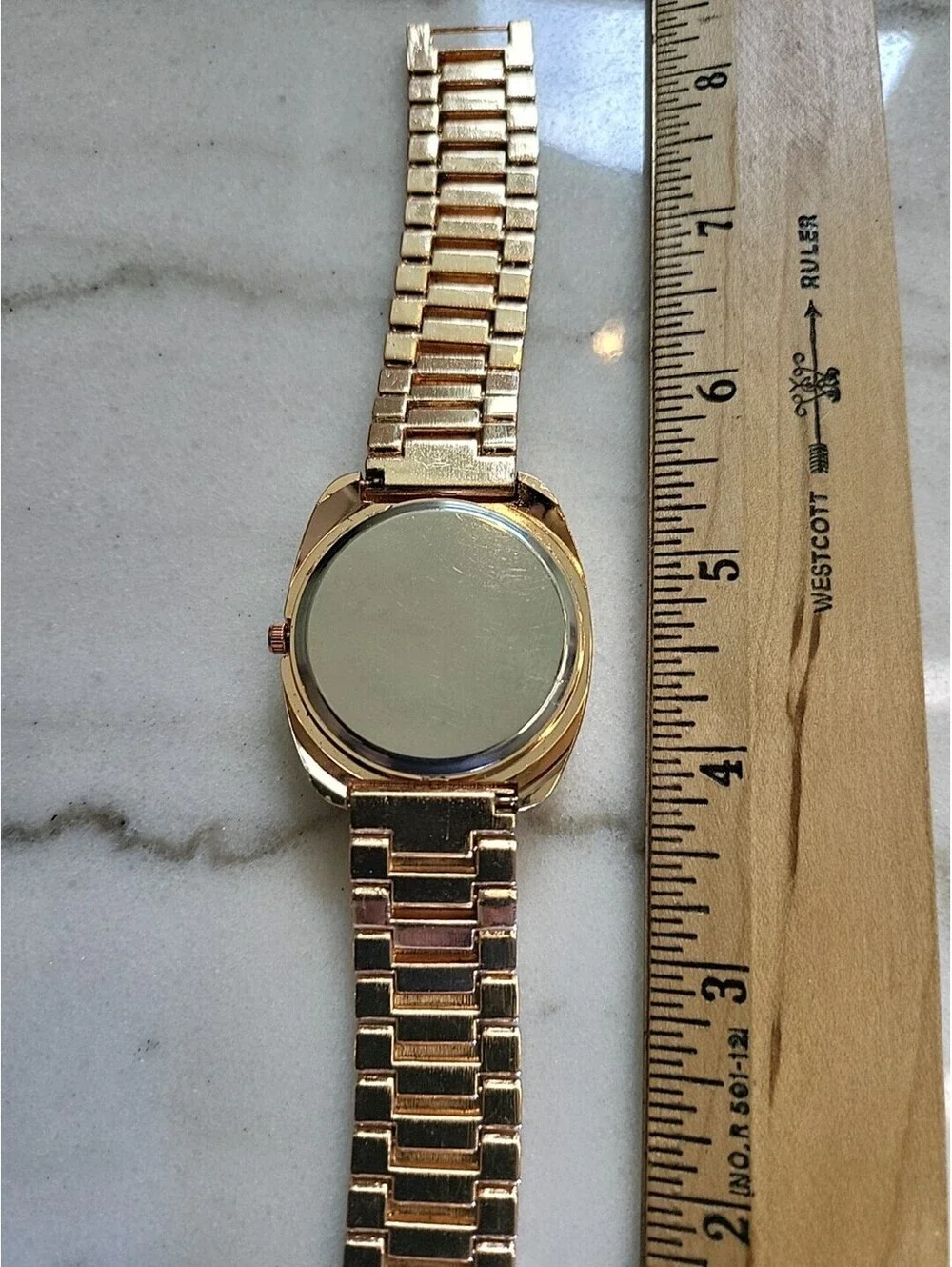 Womens Watch Cherry Shirley RoseGold Tone Square Face New Battery Working